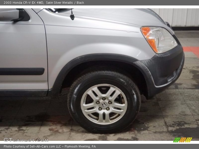 Satin Silver Metallic / Black 2003 Honda CR-V EX 4WD