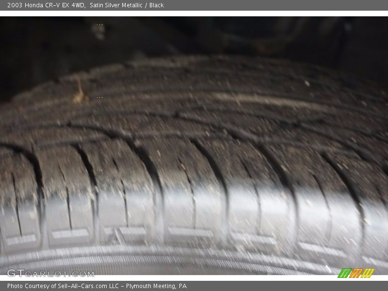 Satin Silver Metallic / Black 2003 Honda CR-V EX 4WD