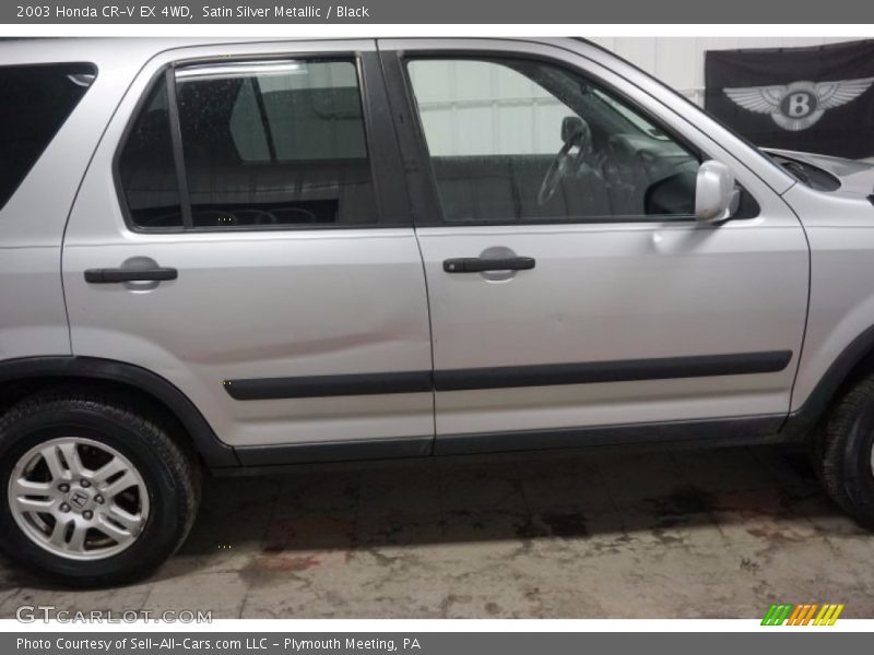 Satin Silver Metallic / Black 2003 Honda CR-V EX 4WD