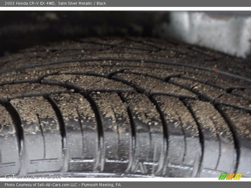 Satin Silver Metallic / Black 2003 Honda CR-V EX 4WD