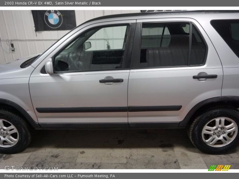 Satin Silver Metallic / Black 2003 Honda CR-V EX 4WD