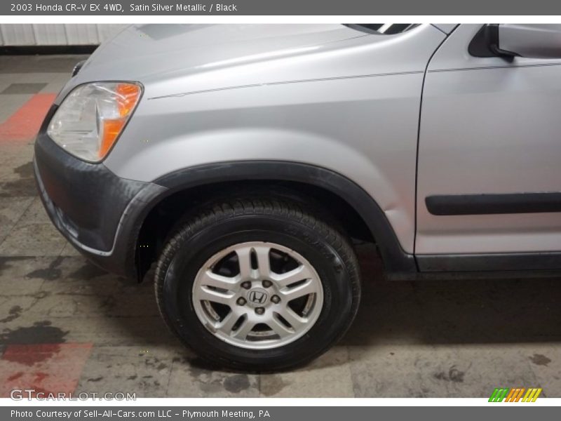 Satin Silver Metallic / Black 2003 Honda CR-V EX 4WD