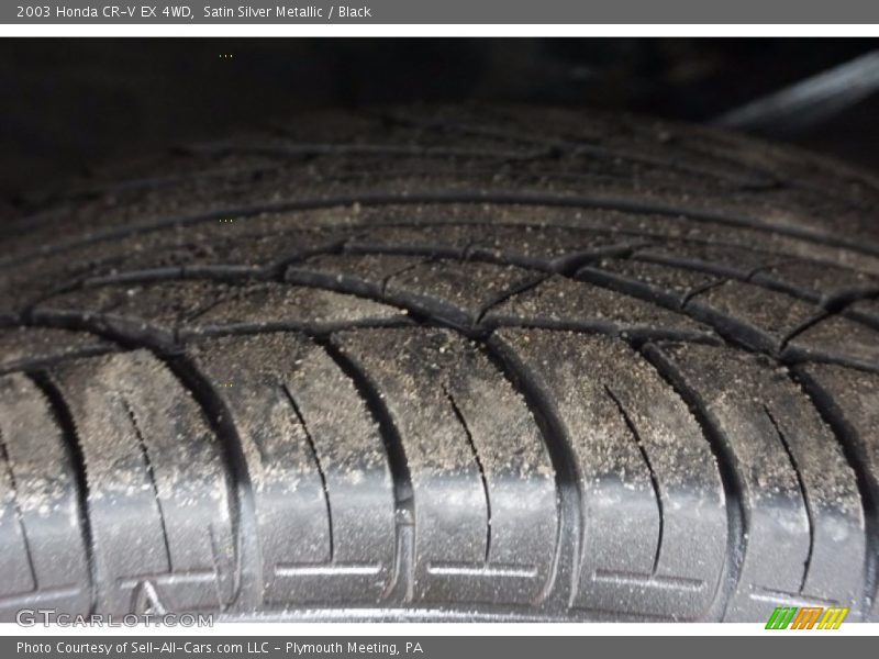 Satin Silver Metallic / Black 2003 Honda CR-V EX 4WD