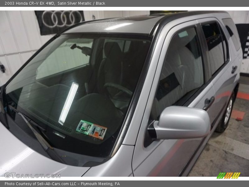 Satin Silver Metallic / Black 2003 Honda CR-V EX 4WD