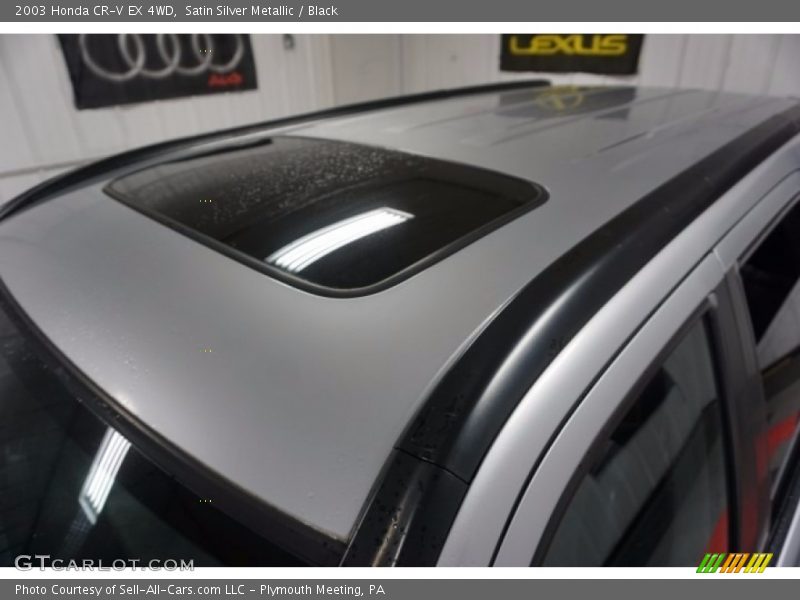 Satin Silver Metallic / Black 2003 Honda CR-V EX 4WD