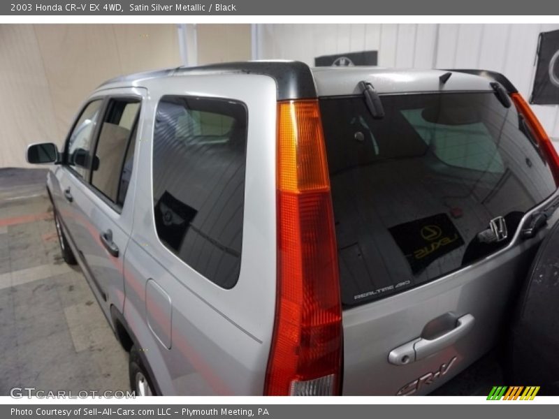 Satin Silver Metallic / Black 2003 Honda CR-V EX 4WD