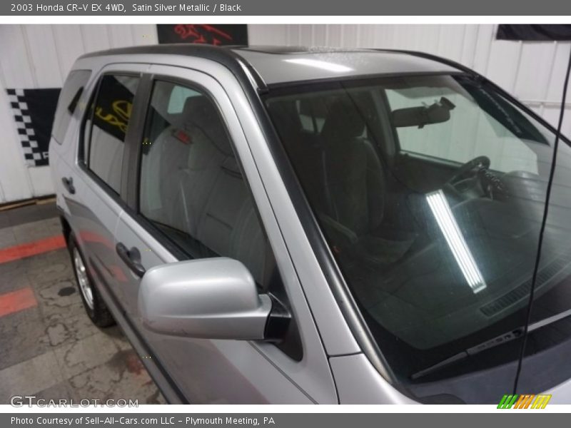 Satin Silver Metallic / Black 2003 Honda CR-V EX 4WD