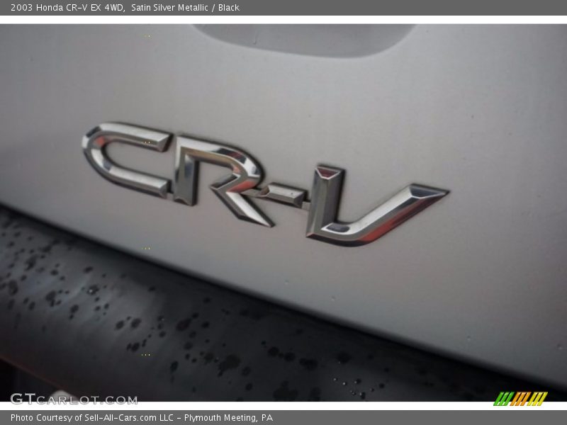 Satin Silver Metallic / Black 2003 Honda CR-V EX 4WD