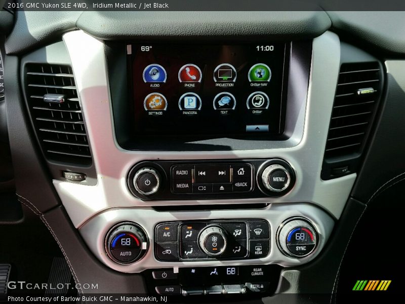 Iridium Metallic / Jet Black 2016 GMC Yukon SLE 4WD