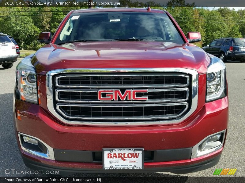 Crimson Red Tintcoat / Cocoa/Dune 2016 GMC Yukon SLE 4WD