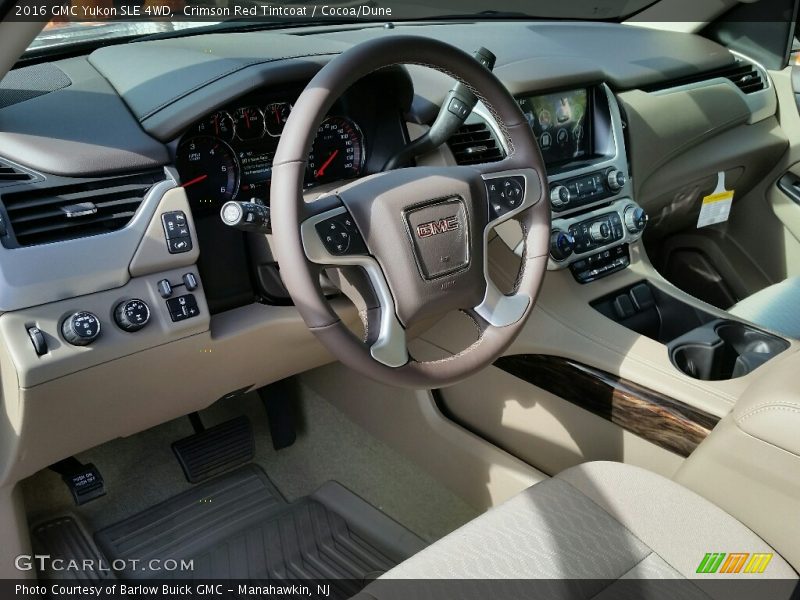 Crimson Red Tintcoat / Cocoa/Dune 2016 GMC Yukon SLE 4WD