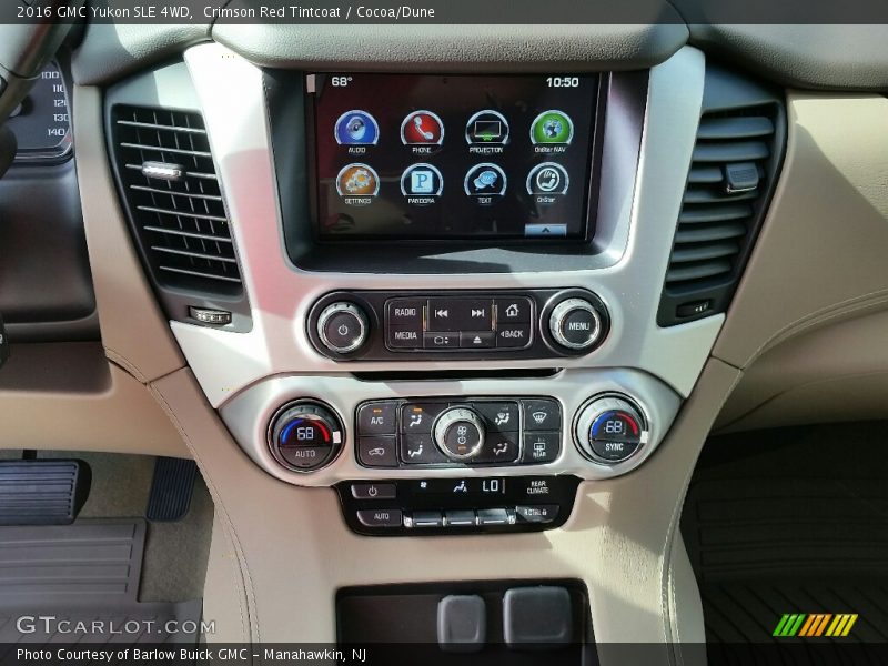 Crimson Red Tintcoat / Cocoa/Dune 2016 GMC Yukon SLE 4WD