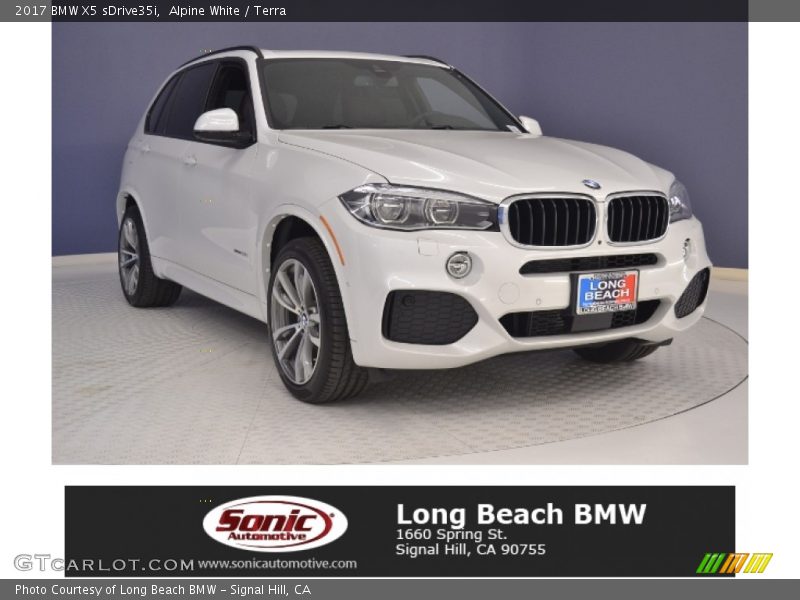 Alpine White / Terra 2017 BMW X5 sDrive35i