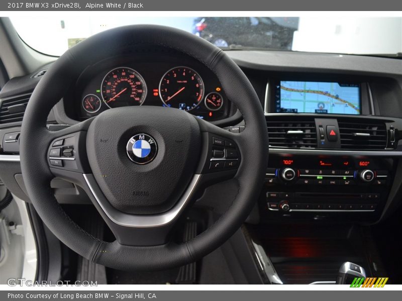 Alpine White / Black 2017 BMW X3 xDrive28i