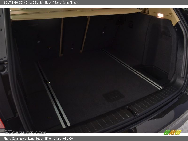 Jet Black / Sand Beige/Black 2017 BMW X3 xDrive28i