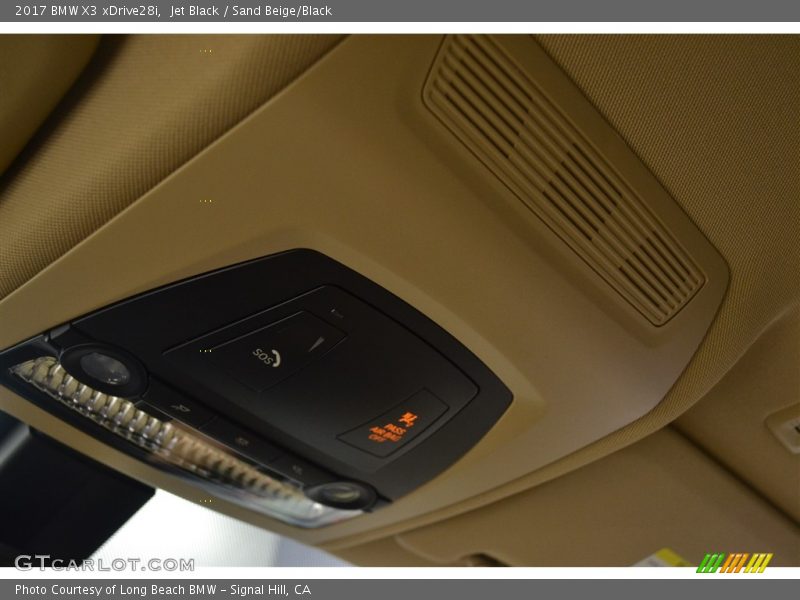 Jet Black / Sand Beige/Black 2017 BMW X3 xDrive28i