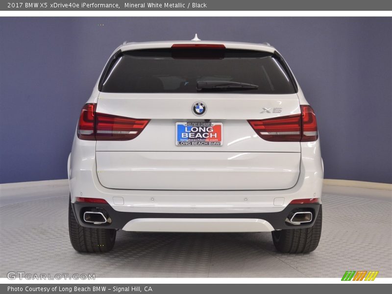 Mineral White Metallic / Black 2017 BMW X5 xDrive40e iPerformance