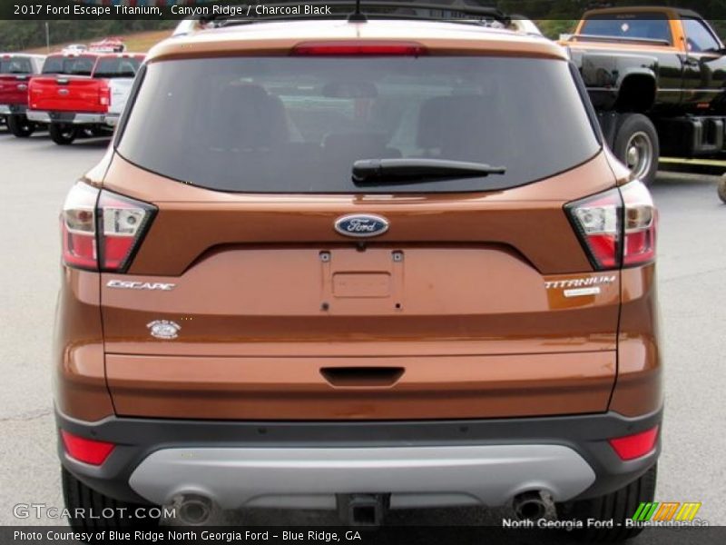 Canyon Ridge / Charcoal Black 2017 Ford Escape Titanium