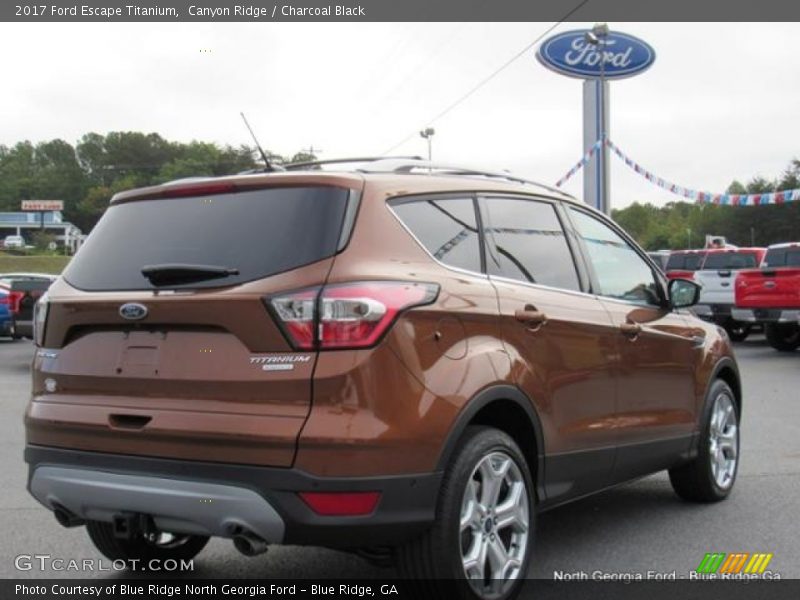 Canyon Ridge / Charcoal Black 2017 Ford Escape Titanium