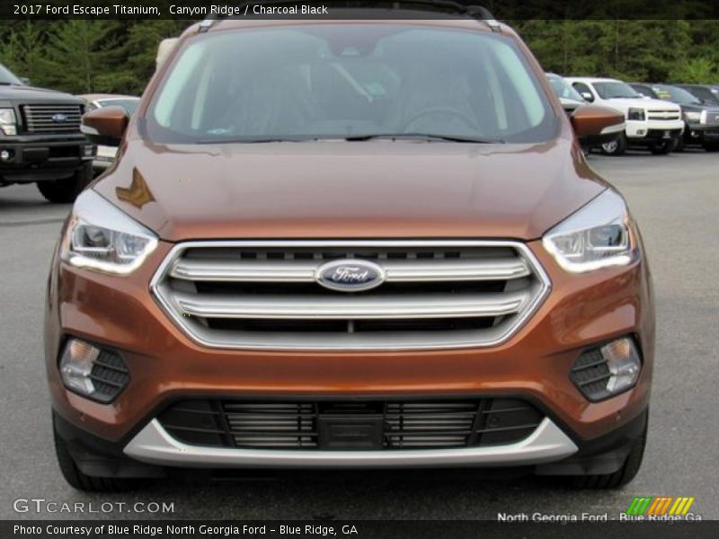Canyon Ridge / Charcoal Black 2017 Ford Escape Titanium