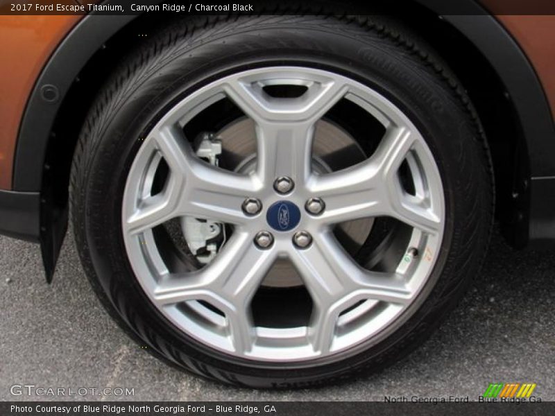 Canyon Ridge / Charcoal Black 2017 Ford Escape Titanium