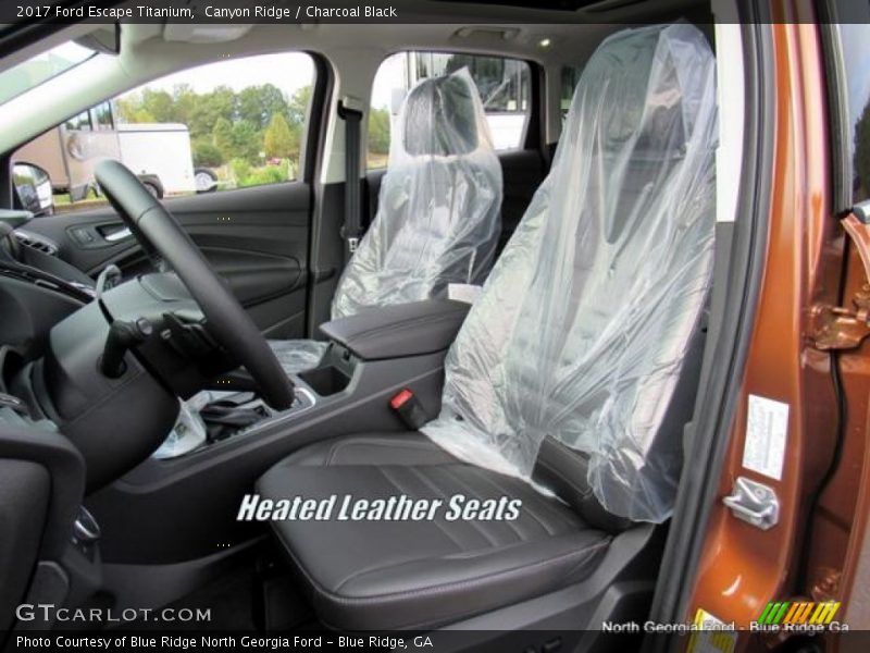 Canyon Ridge / Charcoal Black 2017 Ford Escape Titanium