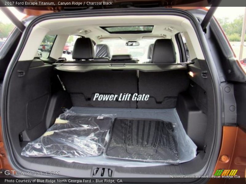 Canyon Ridge / Charcoal Black 2017 Ford Escape Titanium