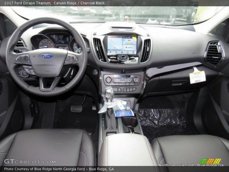 Canyon Ridge / Charcoal Black 2017 Ford Escape Titanium