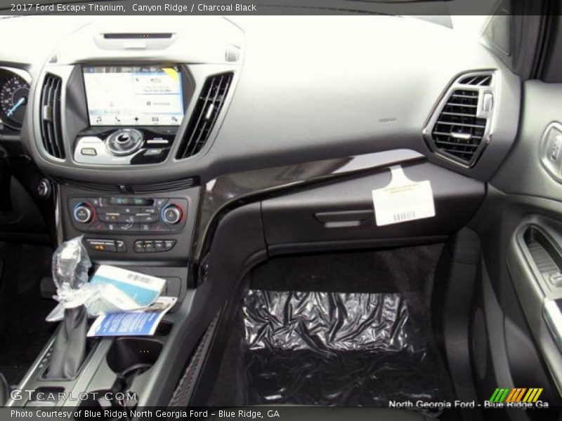 Canyon Ridge / Charcoal Black 2017 Ford Escape Titanium