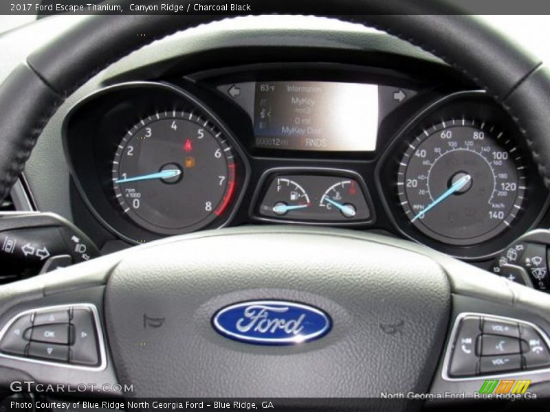 Canyon Ridge / Charcoal Black 2017 Ford Escape Titanium