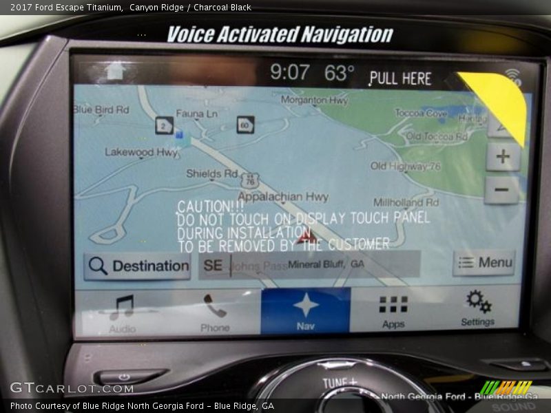 Canyon Ridge / Charcoal Black 2017 Ford Escape Titanium