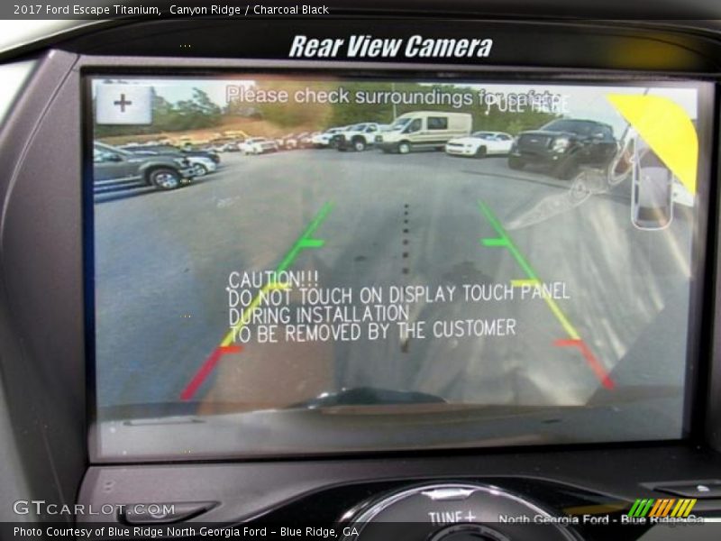 Canyon Ridge / Charcoal Black 2017 Ford Escape Titanium