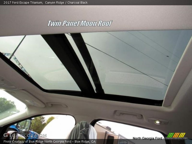 Canyon Ridge / Charcoal Black 2017 Ford Escape Titanium