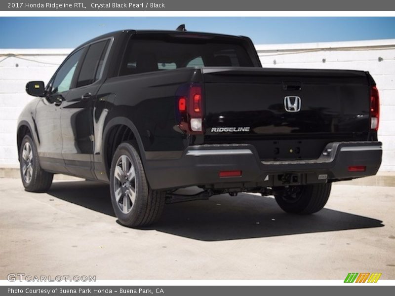 Crystal Black Pearl / Black 2017 Honda Ridgeline RTL