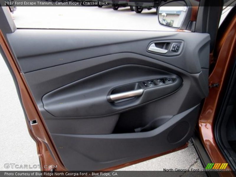 Canyon Ridge / Charcoal Black 2017 Ford Escape Titanium