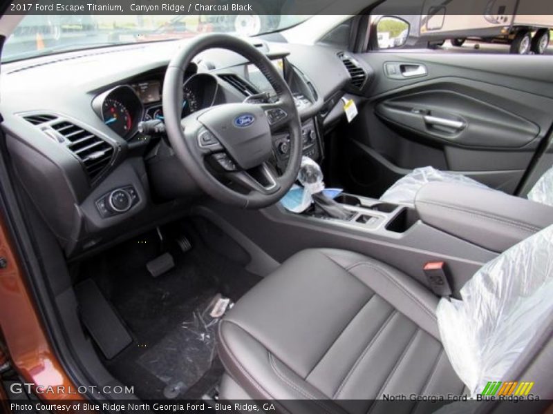 Canyon Ridge / Charcoal Black 2017 Ford Escape Titanium