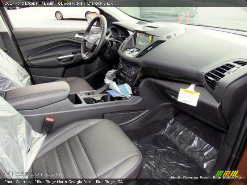 Canyon Ridge / Charcoal Black 2017 Ford Escape Titanium