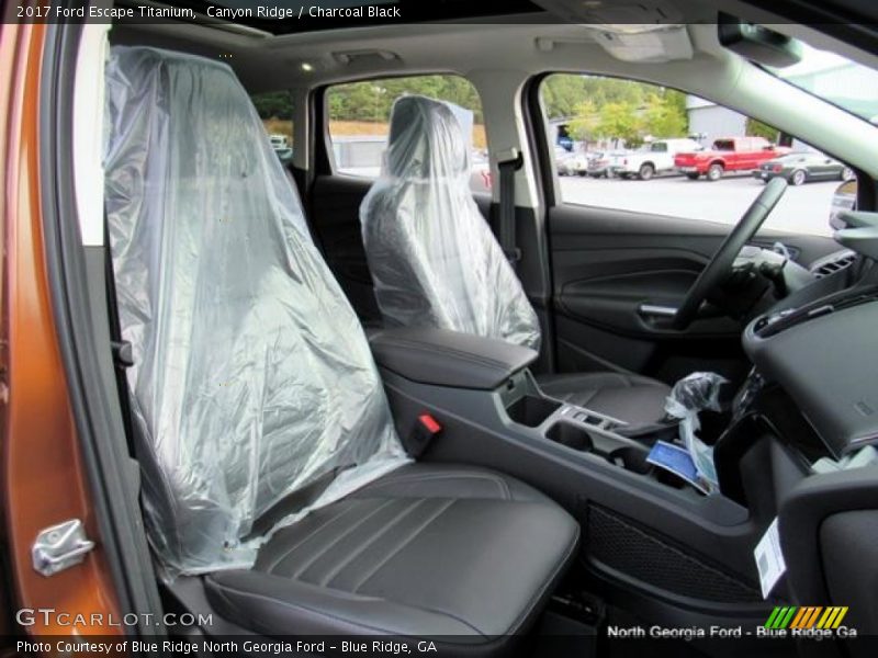 Canyon Ridge / Charcoal Black 2017 Ford Escape Titanium