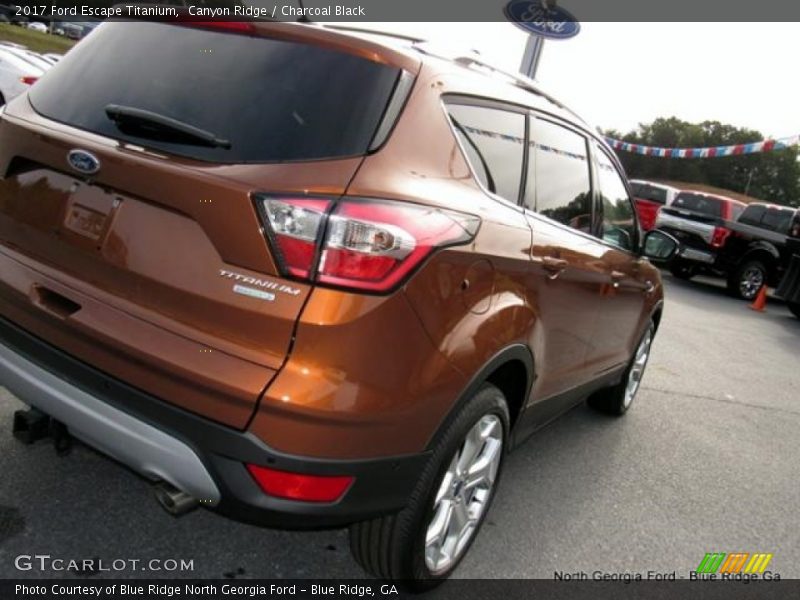 Canyon Ridge / Charcoal Black 2017 Ford Escape Titanium