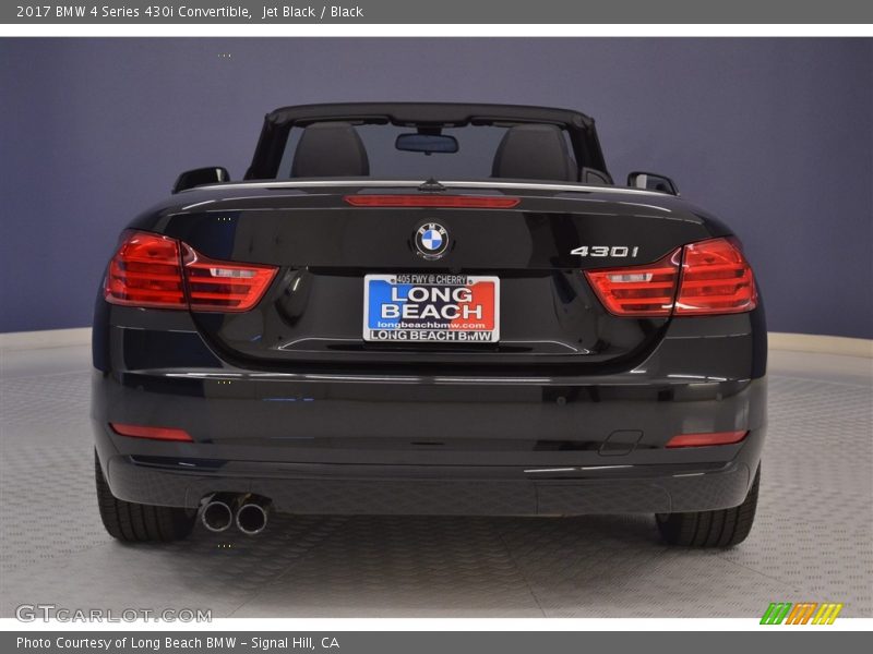 Jet Black / Black 2017 BMW 4 Series 430i Convertible