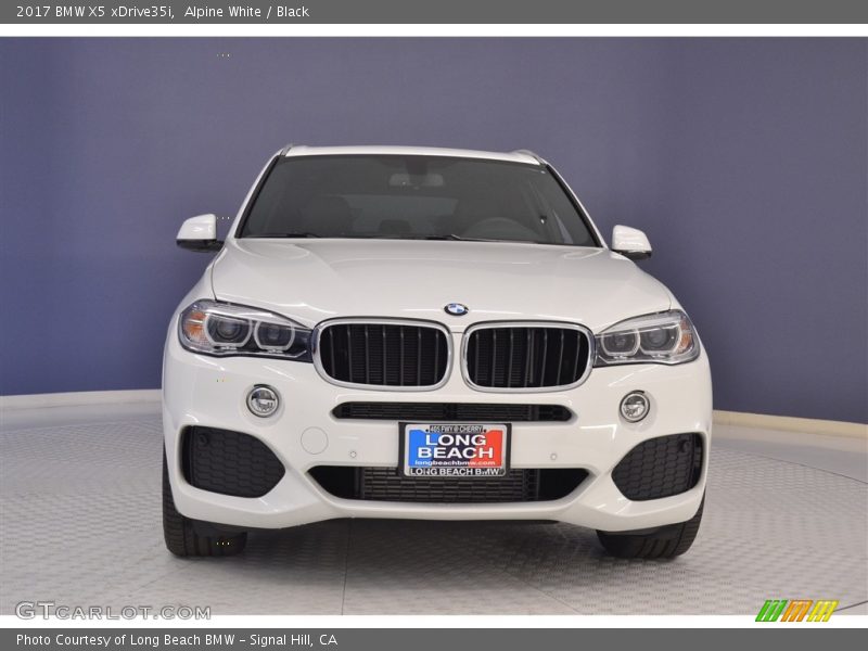 Alpine White / Black 2017 BMW X5 xDrive35i