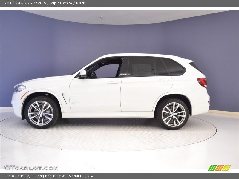 Alpine White / Black 2017 BMW X5 xDrive35i