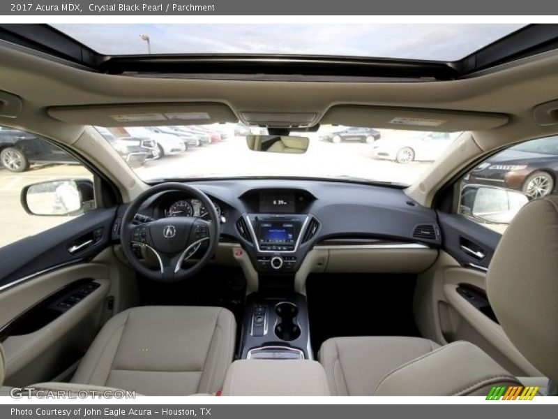 Crystal Black Pearl / Parchment 2017 Acura MDX