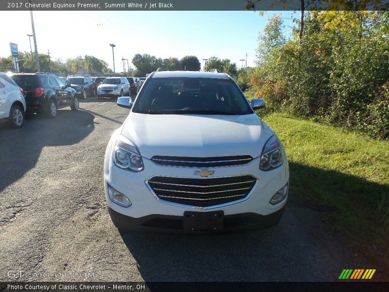 Summit White / Jet Black 2017 Chevrolet Equinox Premier