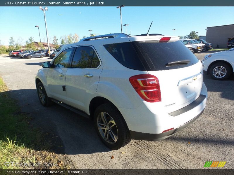Summit White / Jet Black 2017 Chevrolet Equinox Premier