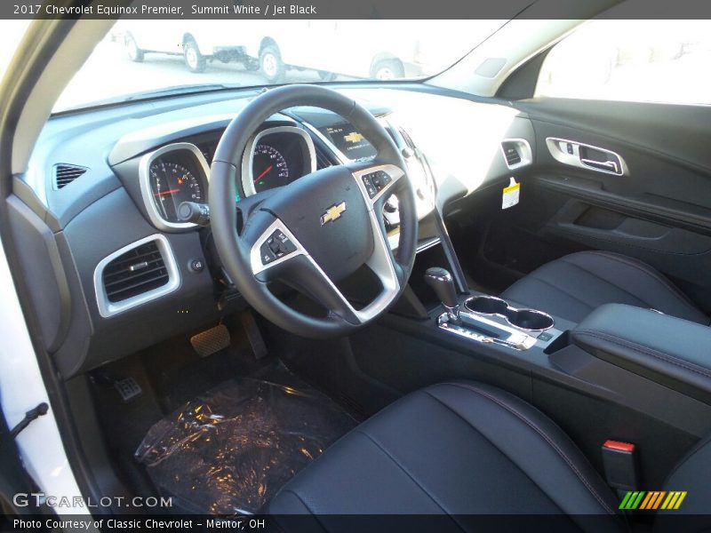 Summit White / Jet Black 2017 Chevrolet Equinox Premier