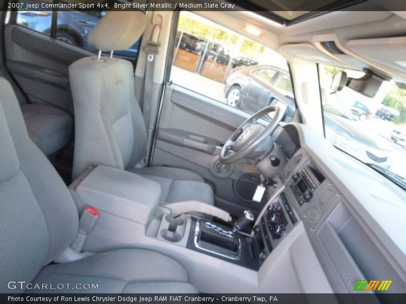 Bright Silver Metallic / Medium Slate Gray 2007 Jeep Commander Sport 4x4