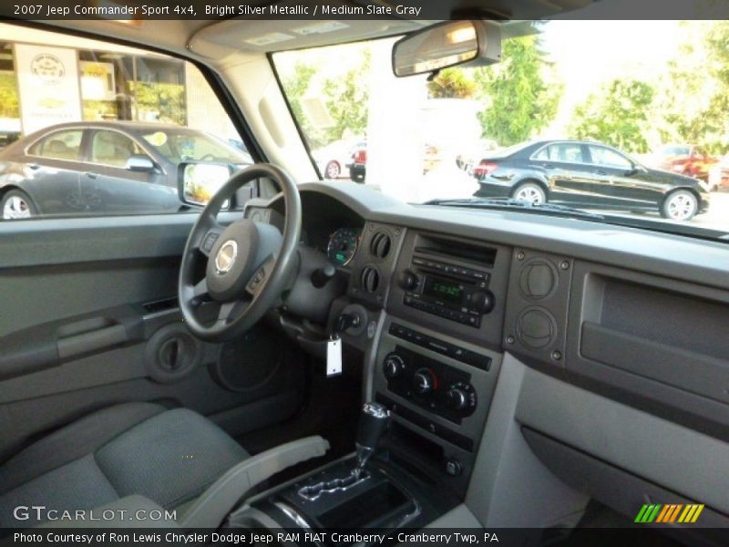 Bright Silver Metallic / Medium Slate Gray 2007 Jeep Commander Sport 4x4