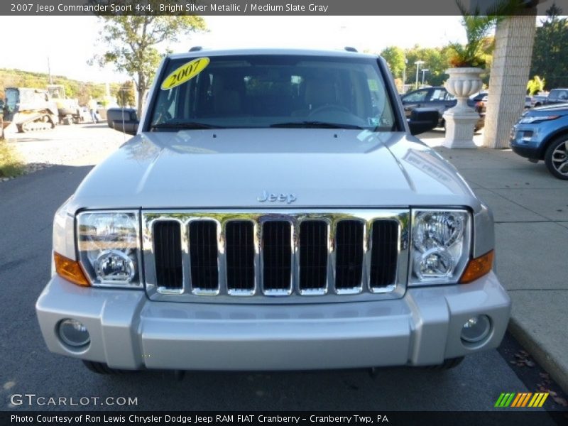 Bright Silver Metallic / Medium Slate Gray 2007 Jeep Commander Sport 4x4