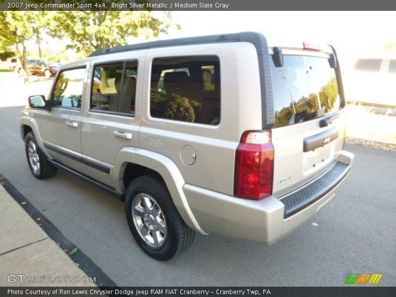 Bright Silver Metallic / Medium Slate Gray 2007 Jeep Commander Sport 4x4